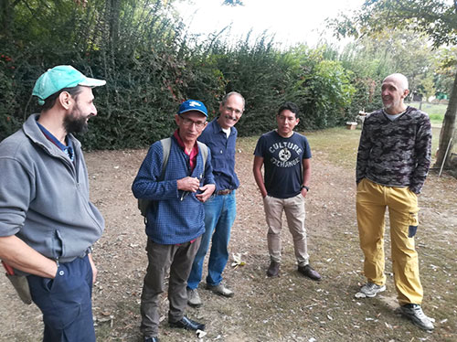 La visita di Virgilio ed Esaù all'Azienda Agricola S. Antonio Abate 