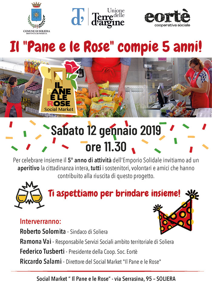 Coop Sociale Eorte Buon Compleanno Social Market