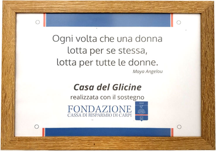 frase casa glicine