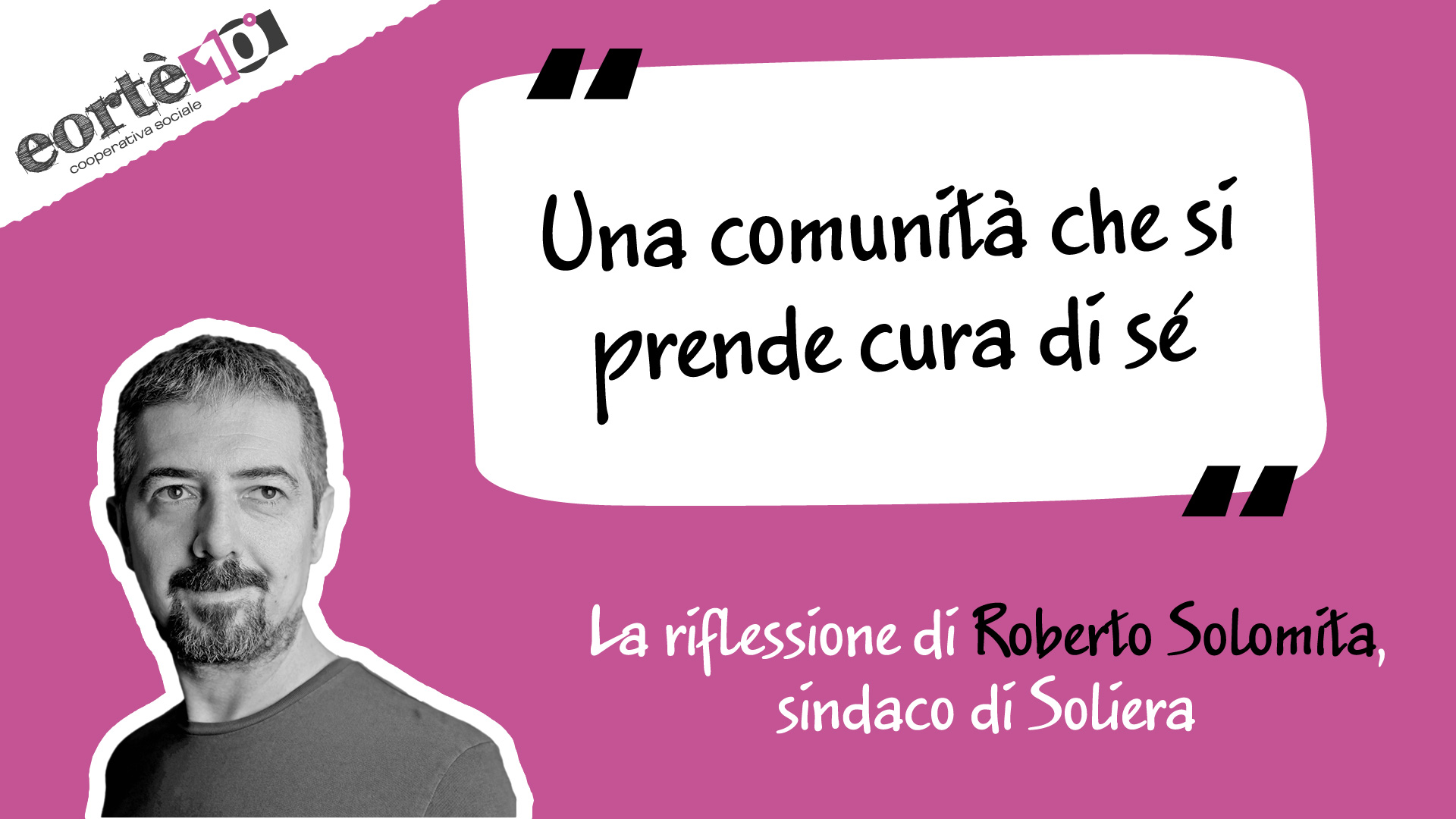 Gli auguri a Eortè dal Sindaco Solomita