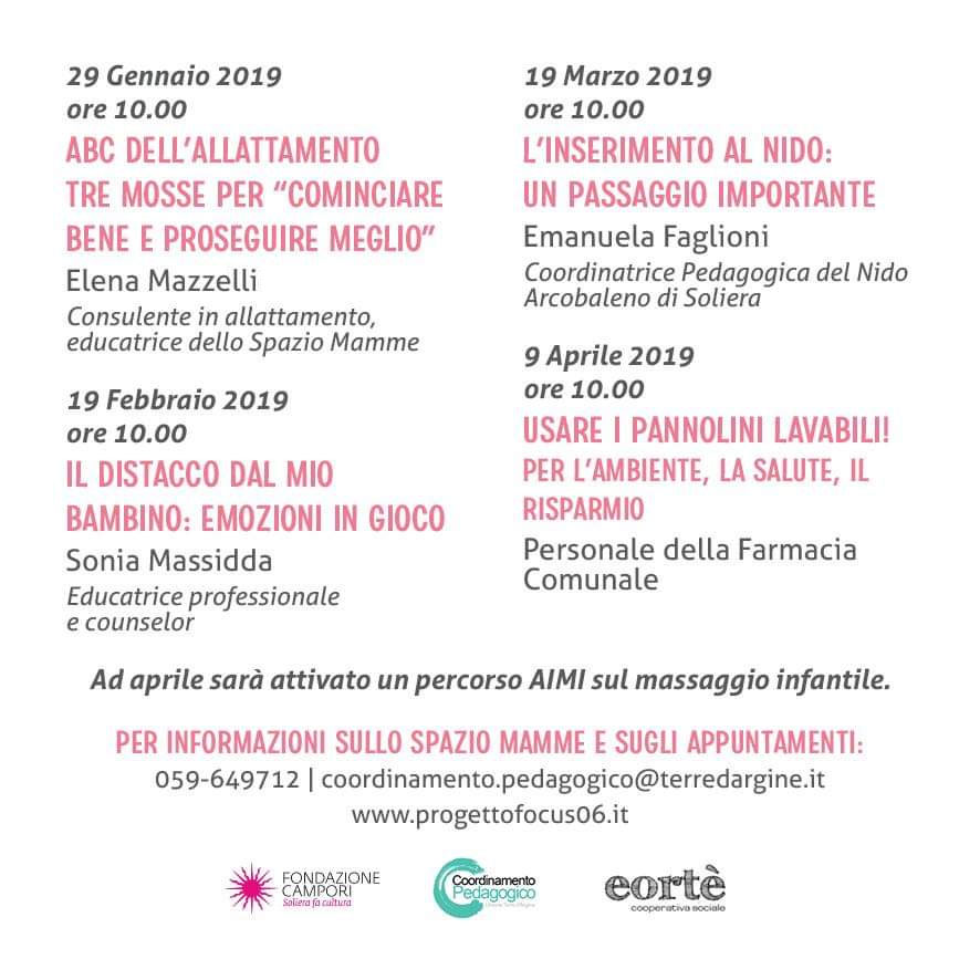 spazio mamme 2019 2